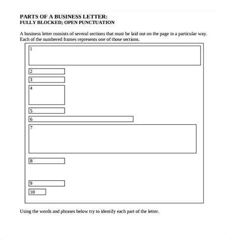 9 Parts Of A Business Letters To Download Sample Templates