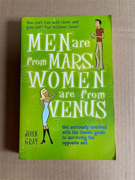 Men Are From Mars Women Are From Venus Book By John Gray Hobbies