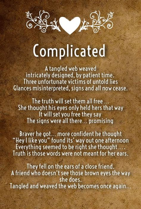Complicated Love Quotes Quotes Square