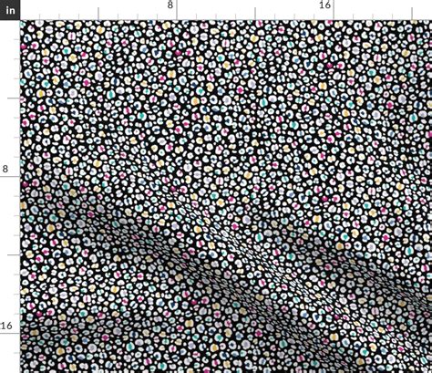 leopard black crucial catch colors fabric spoonflower