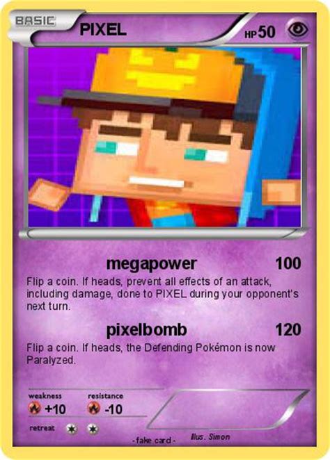 Pokémon Pixel 204 204 Megapower My Pokemon Card