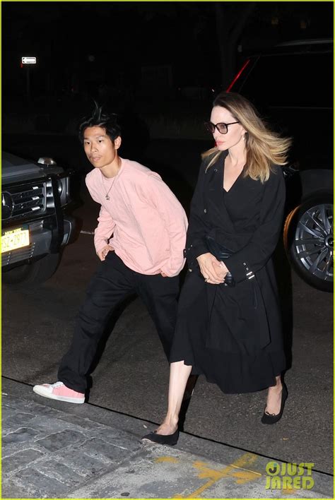 Angelina Jolie Son Pax Enjoy A Night Out In New York City Photo Angelina Jolie Pax