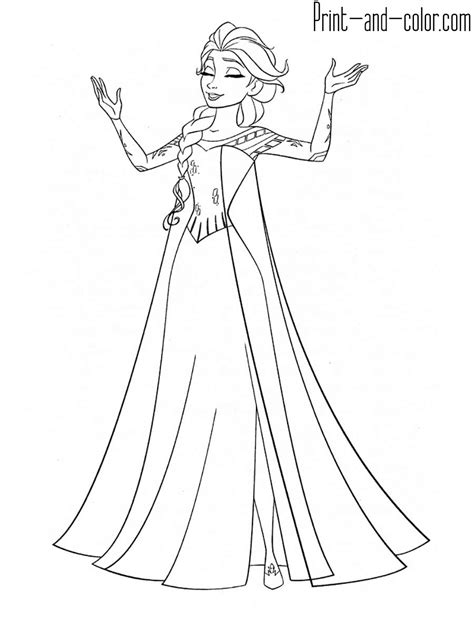 Sisters are dissatisfied with something. Frozen coloring pages | Print and Color.com
