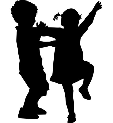 Child Silhouette Drawing Child Png Download 552600 Free