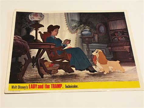 Lady And The Tramp Technicolor 1963 Lobby Card 8 Walt Disney Animatio
