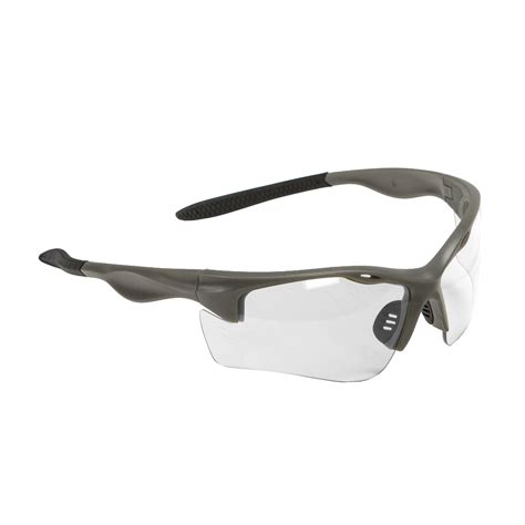 allen company shooting safety glasses clear lenses wrap around frame ansi z87 impact