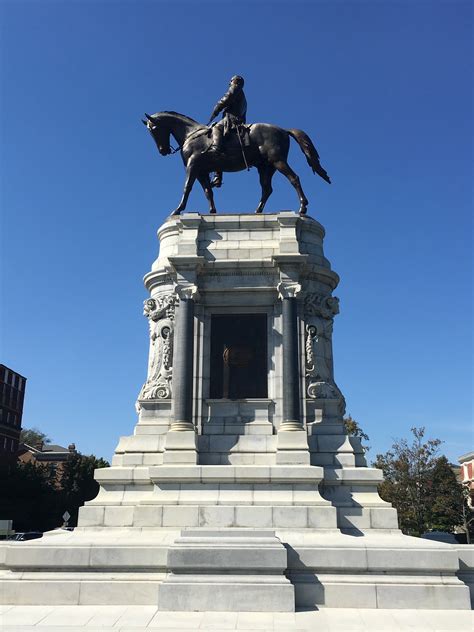 Robert E Lee Monument Commander Of The Army Of Northern Virginia