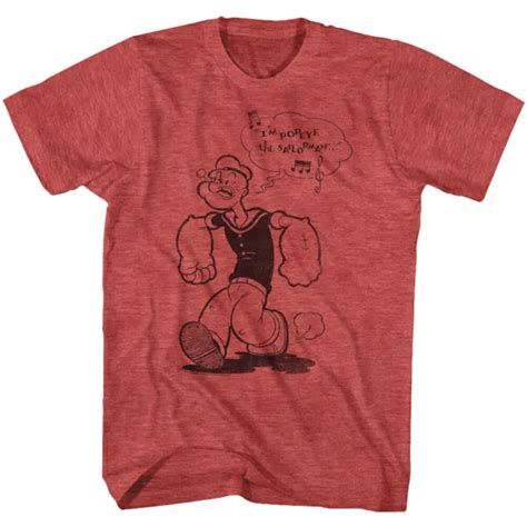 Popeye The Sailor Man Classic Cartoon Singing Popeye Men S T Shirt 22 32 Picclick