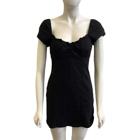 Cotton On Women S Size S Short Sleeve Mini Dress Black S
