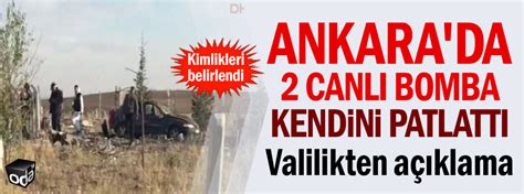 Ankara da PKK lılar kendini patlattı Siyaset ODATV