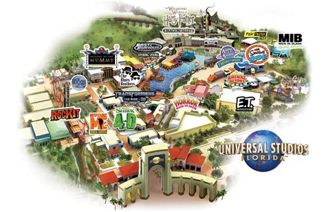 Universal Studios Florida Map Wish Upon A Star With Us