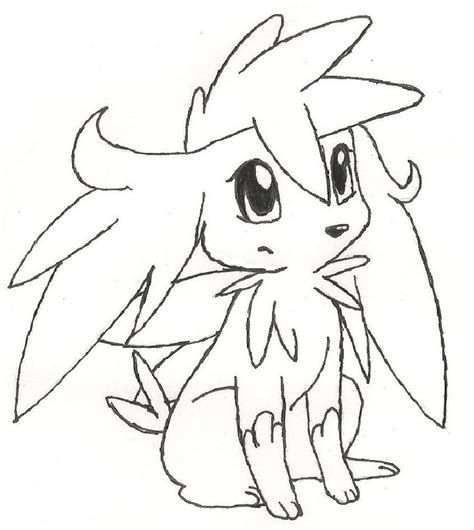 Shaymin Coloring Page Coloring Pages