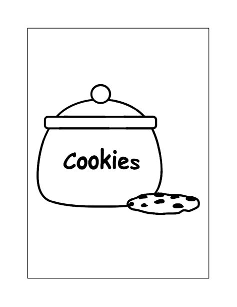Cookies Coloring Pages ⋆ Coloringrocks
