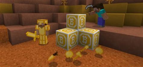 Lucky Gold Blocks Mod Minecraft Pe Mods And Addons