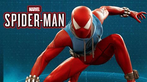 Spider Man Ps4 Scarlet Spider Man Suit Gameplay Showcase
