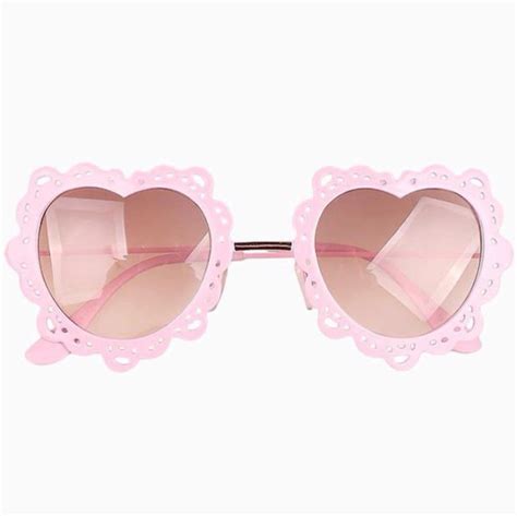 Sunglasses Kawaii Heartshape Pink Pastel Pink Wheretoget