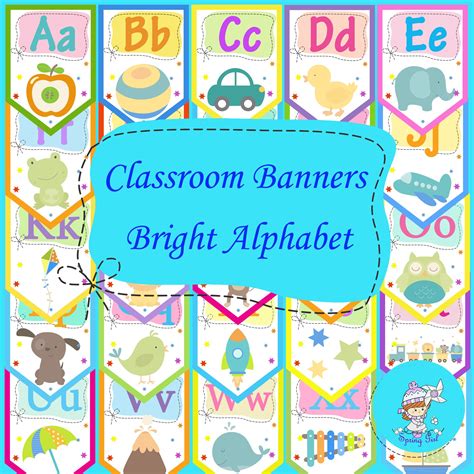 Alphabet Postersbanners For Classroom Classroom Banner Alphabet