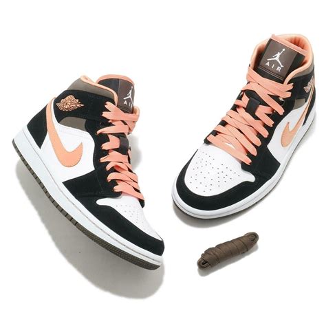 Giày Nike Wmns Air Jordan 1 Mid Se Peach Mocha Dh0210 100 Hệ Thống