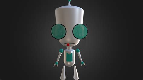 Robot Gir Invader Zim Download Free 3d Model By Rui Barbosa