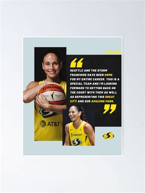 Wnba Sue Bird Quotes Poster For Sale By 4marcpalladino Redbubble