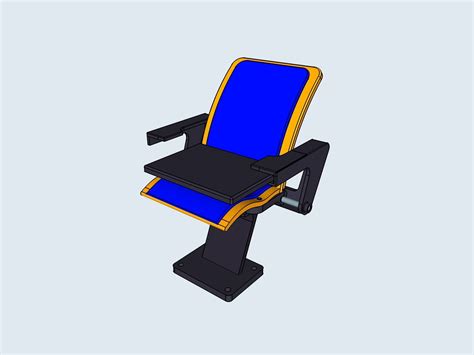 The chair and desk, each of them is made out of one sheet of cardboard. Foldable Desk Industrial Design Chair 3D | CGTrader