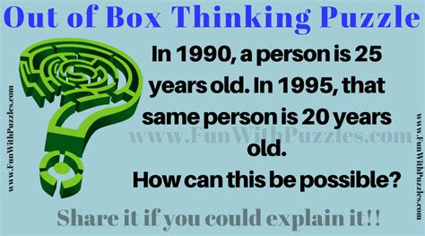 Lateral Thinking Puzzle The Age Bending Mystery