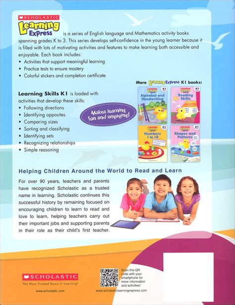 Learning Express Learning Skills Workbook Grades K 1 Scholastic