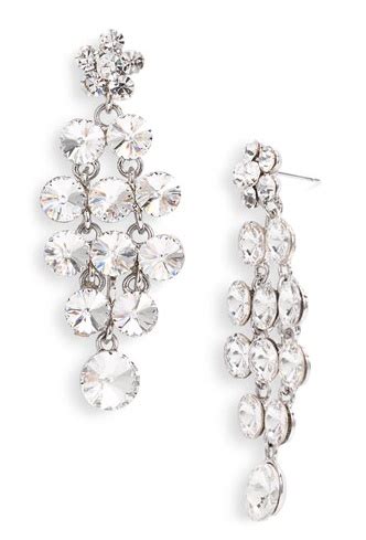 Nordstrom Crystal Chandelier Earrings Jewelry Bridesmaid Jewelry
