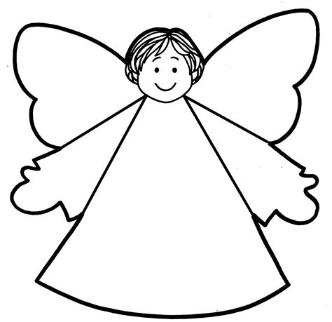 Angel Templates For Kids Clipart Best