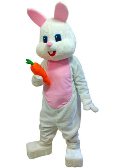 Easter Bunny Mascot Costume Fancy Party Dress Mascot Easter Carnival