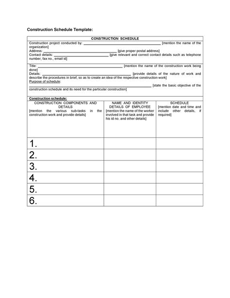 The final section of the delay notice discloses what action must be taken by the buyer to remedy the situation. 21 Construction Schedule Templates in Word & Excel ...