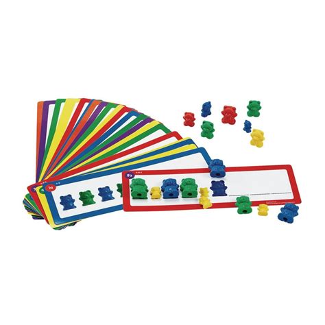 Excellerations Classic Counting Bear Pattern Sequencing Cards Pack Of