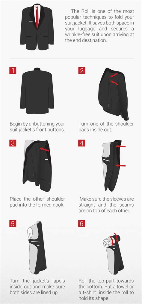 How To Fold Your Suit Jacket When Packing