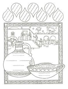 When the printable bible coloring page has loaded, click on the print icon to print it. Parable Of The Talents Coloring Page | CLICK HERE to open ...