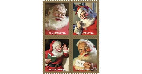 Us Postal Service To Issue Classic Santa Stamps This Christmas