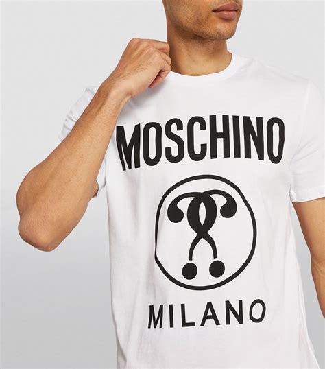 Moschino Double Question Mark T Shirt Harrods Us