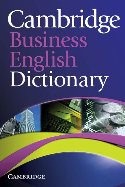 Cambridge Business English Dictionary Cambridge University Press Spain