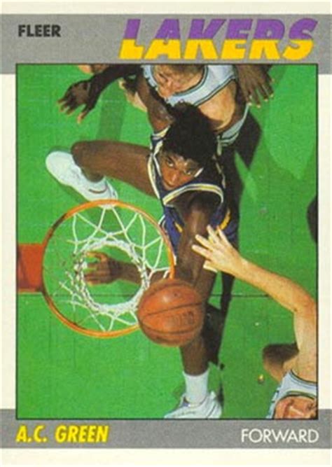 Find out if you're eligible, and get more information about. 1987 Fleer A.C. Green #42 Basketball Card Value Price Guide