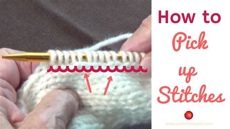 How To Pick Up Stitches In Knitting Add More To Knitting Project
