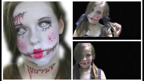 Creepy Doll Makeup Tutorial Youtube