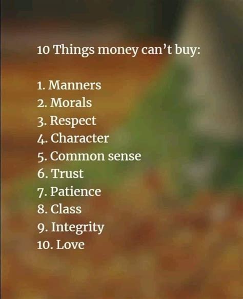 10 Things Money Cant Buy Pictures Photos And Images For Facebook