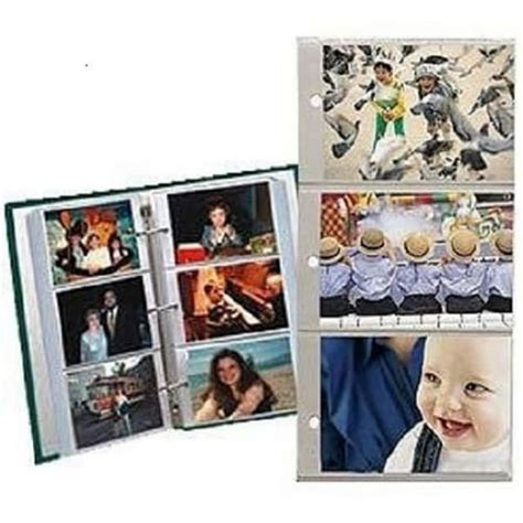 Pioneer Refill Pages For 3 Ring Photo Albums Holds 4 X 6 Photos Pack Of 5 Pages Rst 6