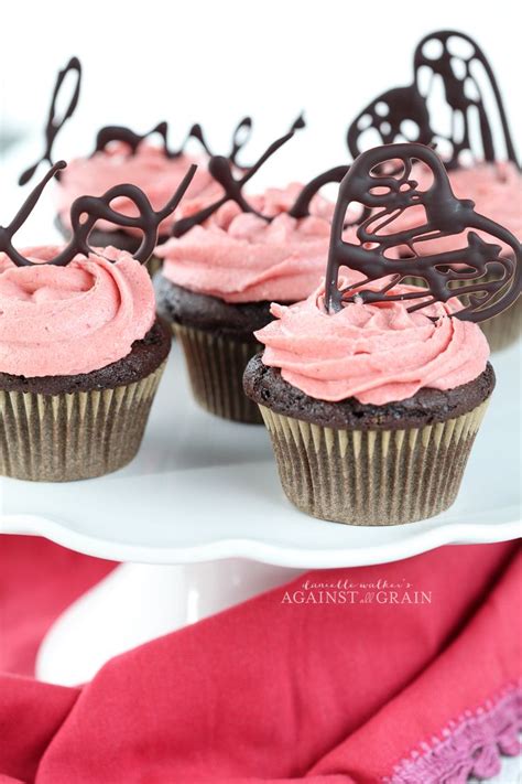 Chocolate Cupcakes With Strawberry Frosting Dairy Free Nut Free