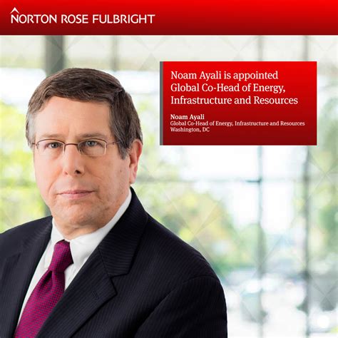 Norton Rose Fulbright Appoints Noam Ayali As Global Co Head Of Energy