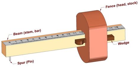 Marking Gauge Drawing