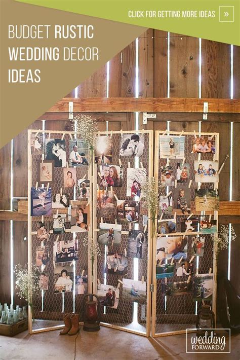 You want a beautiful wedding but don't need to break the bank: 36 Ideas Of Budget Rustic Wedding Decorations | Wedding ...