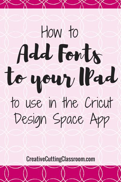 Why Are My Fonts Not Showing Up In Cricut Design Space Ipad Parkqo