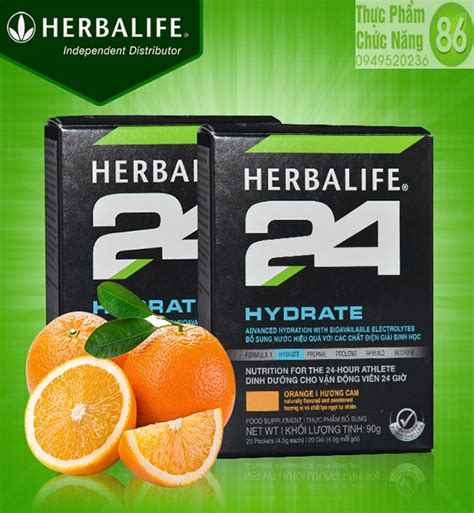 Herbalife 24 Hydrate Hương Cam Dinh Dưỡng Cho Vận động Viên Sản Phẩm