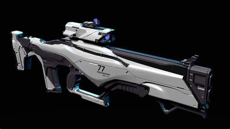 3d Concept Sci Fi Weapon2 3d Model Cgtrader