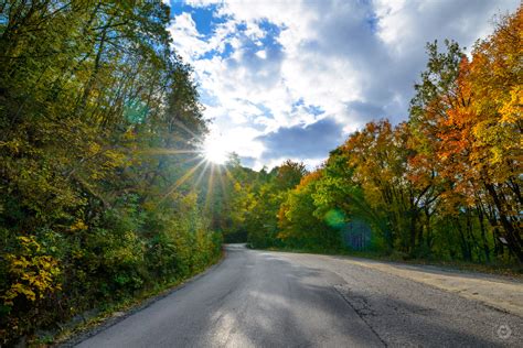Autumn Mountain Road Background High Quality Free Backgrounds